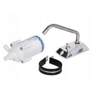 BOMBA DE TRANSFERÊNCIA COM TORNEIRA 12V P/ EMBARCAÇÕES