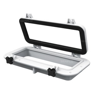 VIGIA RETANGULAR EM THERMOPLASTICO DE ABS C/ VIDRO