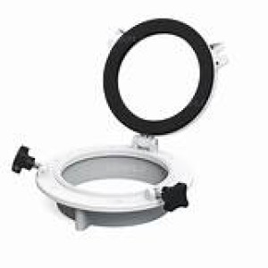 VIGIA CIRCULAR EM ABS C/ VIDRO