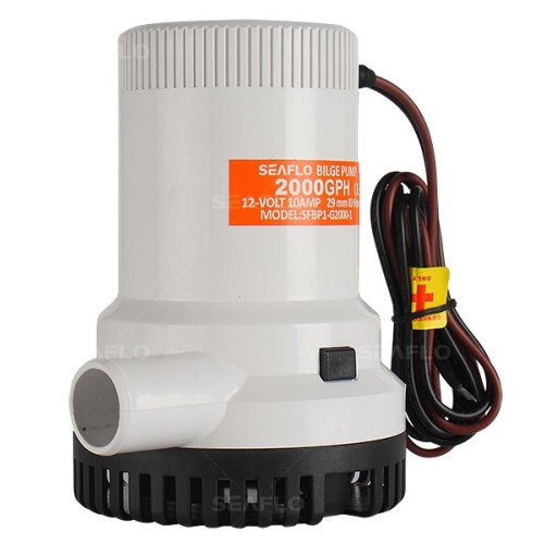 BOMBA DE PORÃO SEAFLO 2000 GPH - 7,400 LITROS HORA - 12V BOMBA DE PORÃO SEAFLO 2000 GPH - 7,400 LITROS HORA - 12V