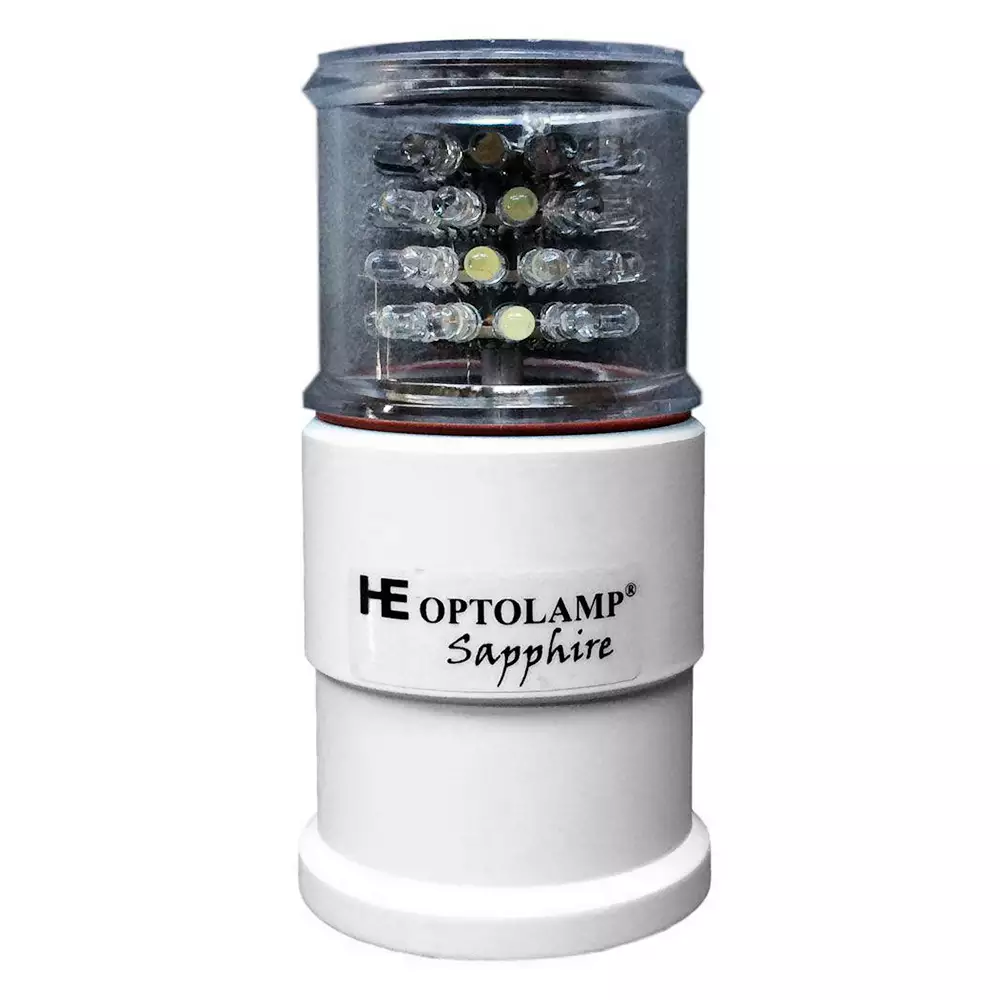 LUZ DE NAVEGAÇÃO ALCANÇADO E ESTROBO EM LED SAPPHIRE NAVEGAÇÃO 4 EM 1 OPTOLAMP
