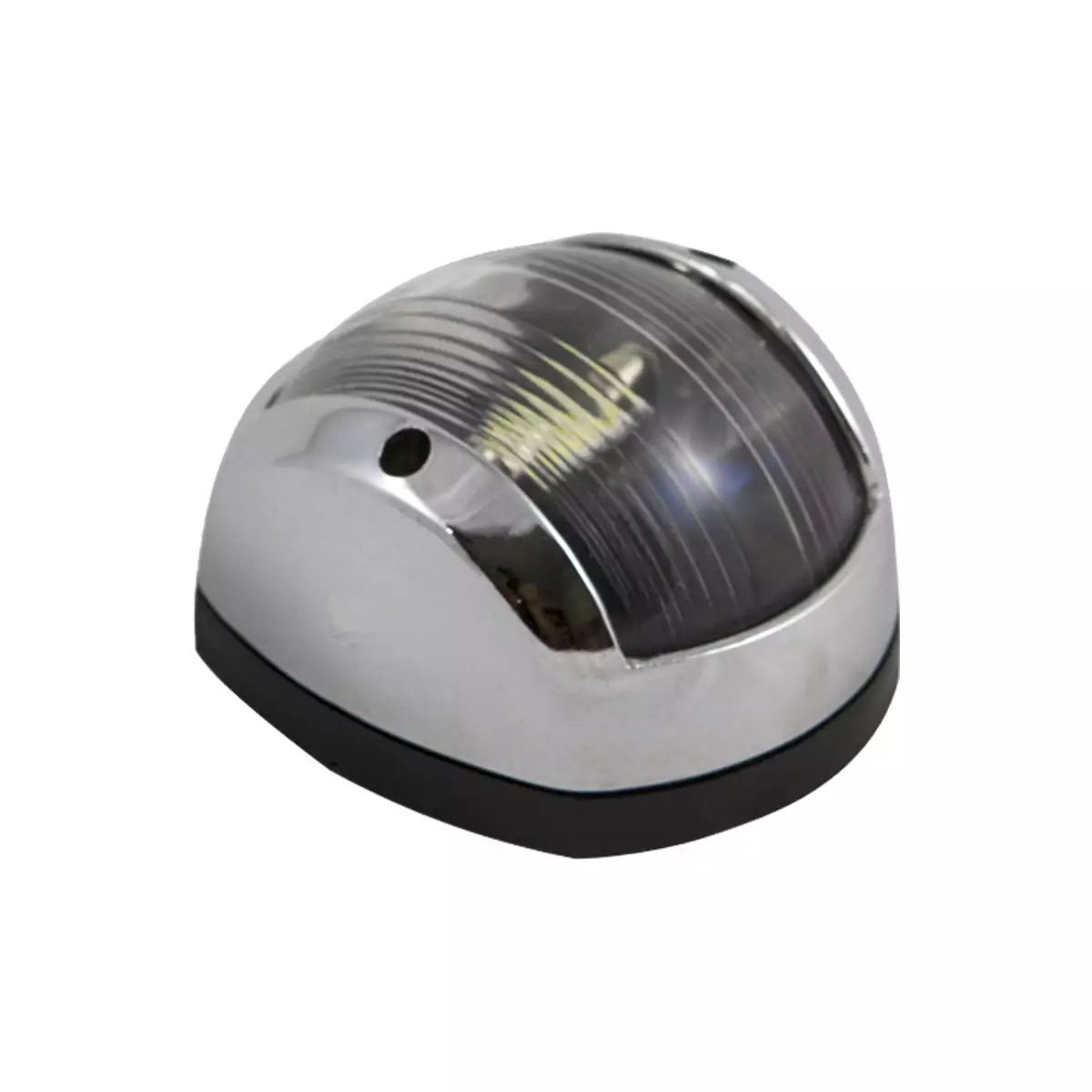 LUZ DE ALCANÇADO EM LED CROMADA P/ BARCOS LANCHAS E VELEIROS