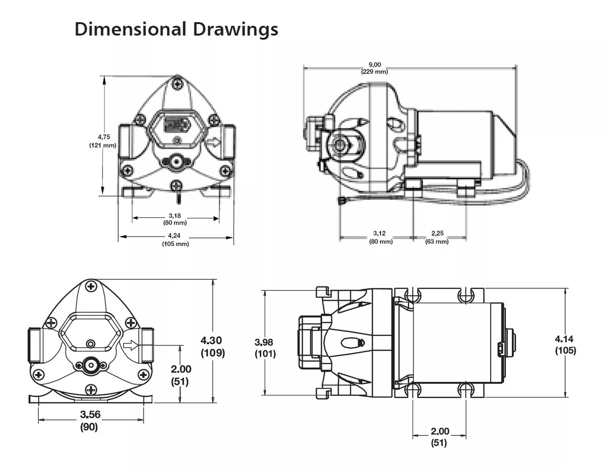 BOMBA DE PRESSURIZAÇÃO ELÉTRICA PAR MAX 1,9 GPM 12V JABSCO BOMBA DE PRESSURIZAÇÃO ELÉTRICA PAR MAX 1,9 GPM 12V JABSCO