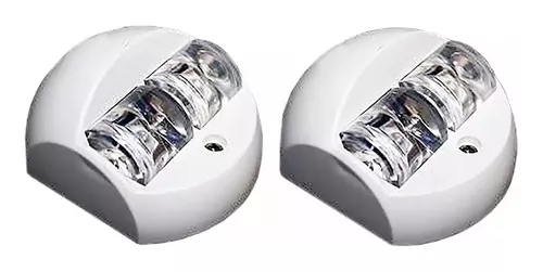 LUZ DE NAVEGAÇÃO BOMBORDO E BORESTE PARA TARGA OU LATERAL DE CABINE / LED 12V