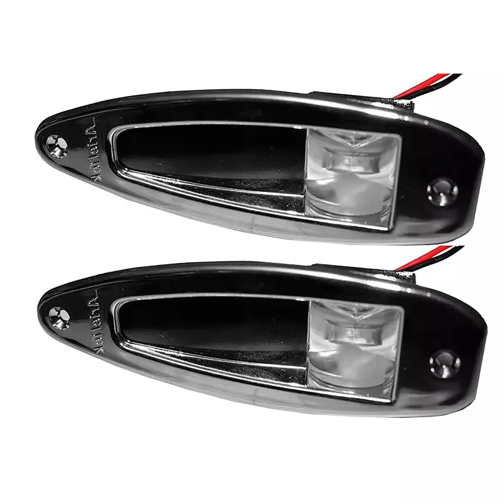 LUZ DE NAVEGAÇÃO PROA OLHO DE TUBARÃO ARIELTEK EM LED 12V CROMADO LUZ DE NAVEGAÇÃO PROA OLHO DE TUBARÃO ARIELTEK EM LED 12V CROMADO