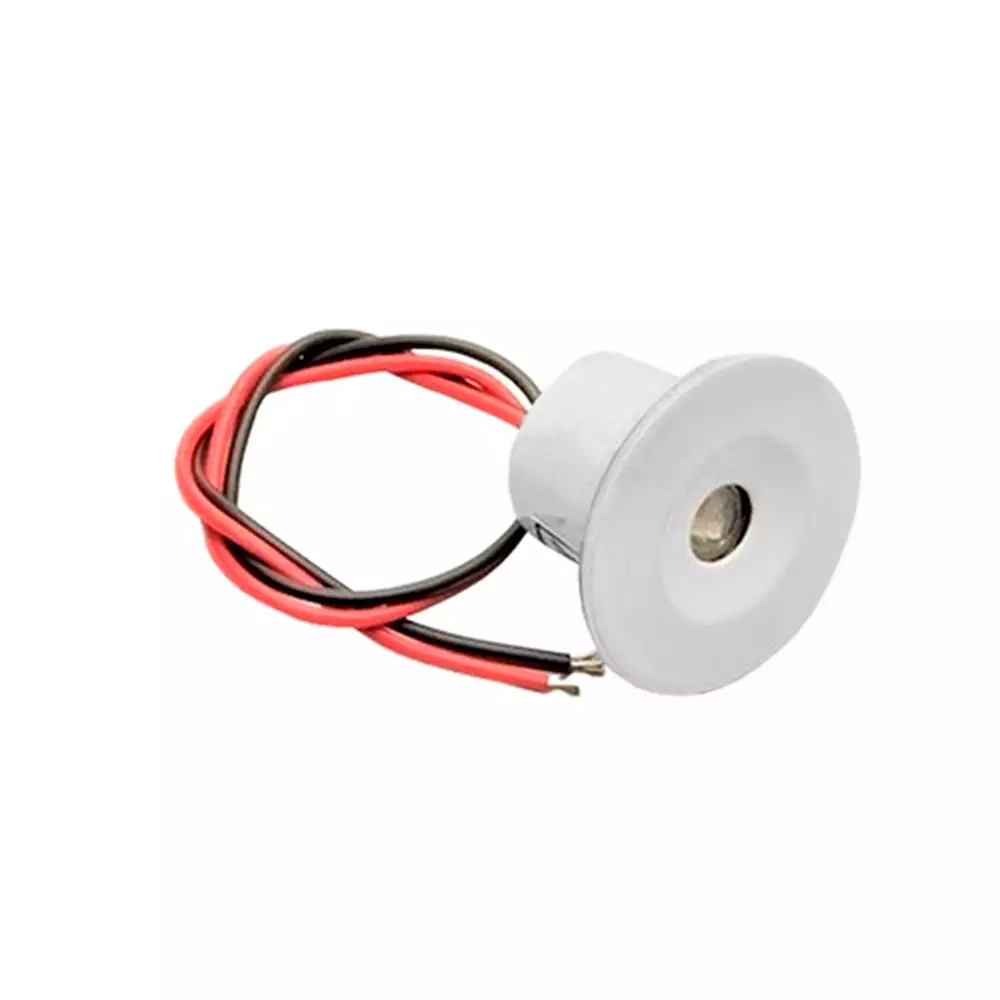 LUZ DE CORTESIA PONTUAL COR BRANCA COM LED AZUL 12V